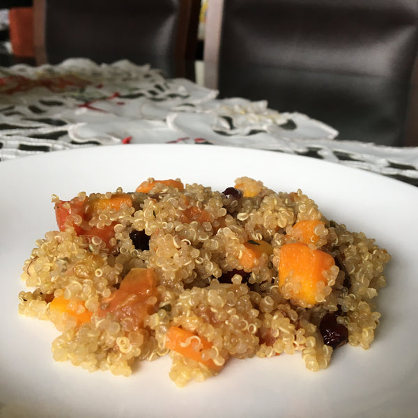 Receta vegana: Pilaf de quinoa con almendras